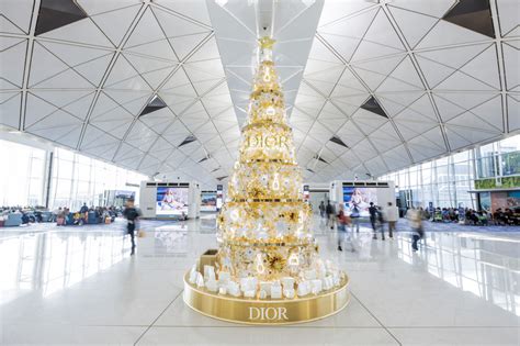 Dior Atelier of Dreams lights up Hong Kong Airport for festive 